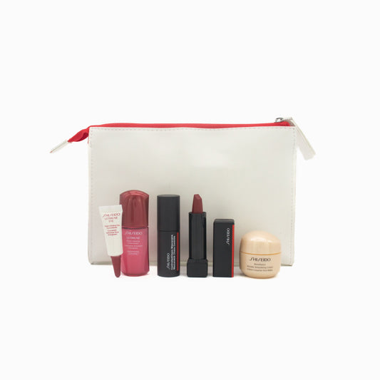 Shiseido White Pouch Beauty 5 Piece Set - Missing Box - This is Beauty UK