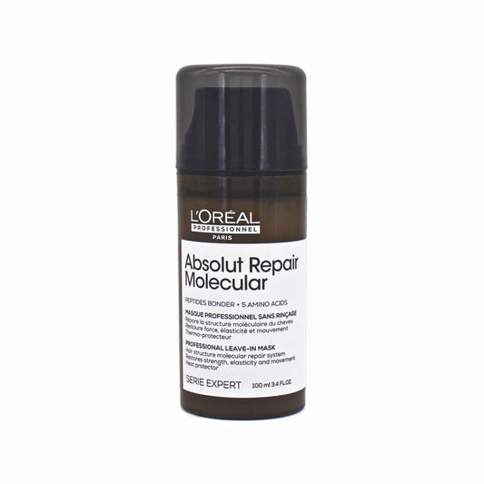 L'Oreal Absolut Repair Molecular Leave-in Mask 100ml - Imperfect Container