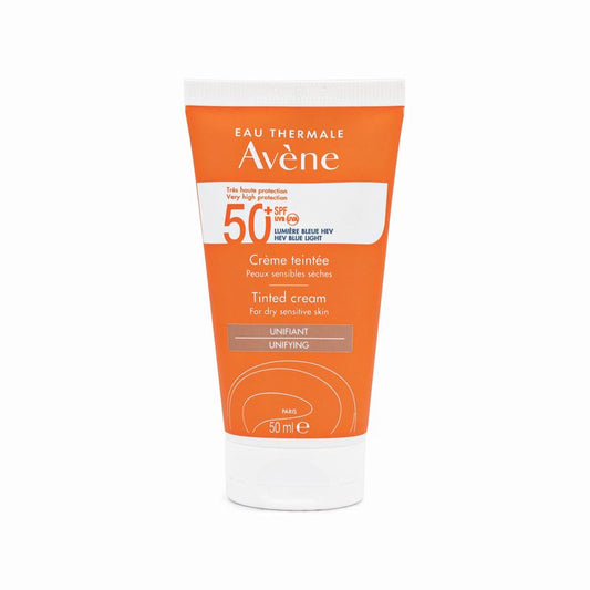 Avene Tinted Sun Cream SPF50+ for Dry Sensitive Skin 50ml - Imperfect Box